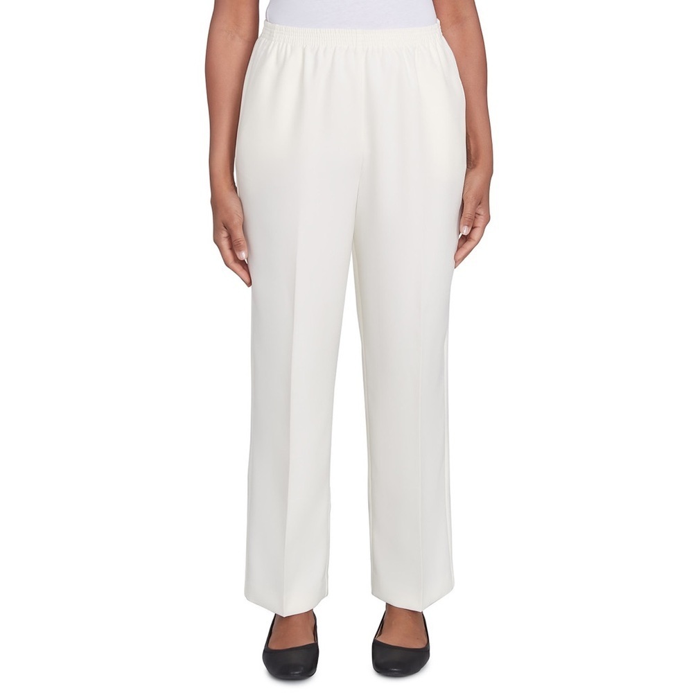 NWT Alfred Dunner white pants slacks - Picture 1 of 4